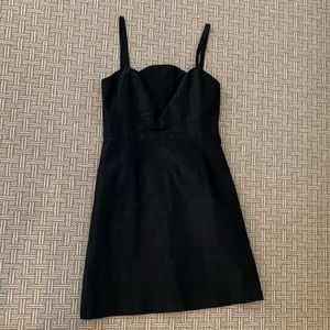 CK Bradley Black Scalloped Cocktail Dress